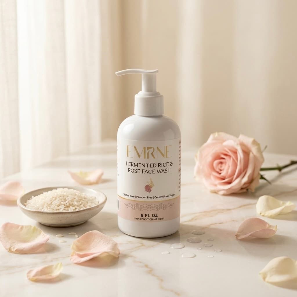 Fermented Rice & Rosewater Face Wash