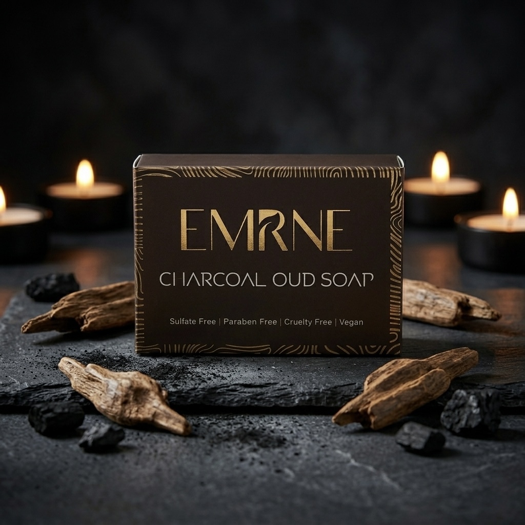 Charcoal Oud Soap — view 1